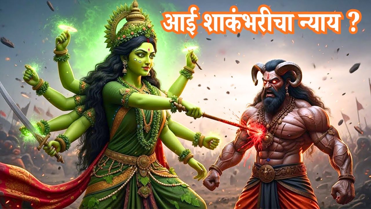 “शाकंभरी देवी अवतार कथा | दुर्गमासुर वध |  