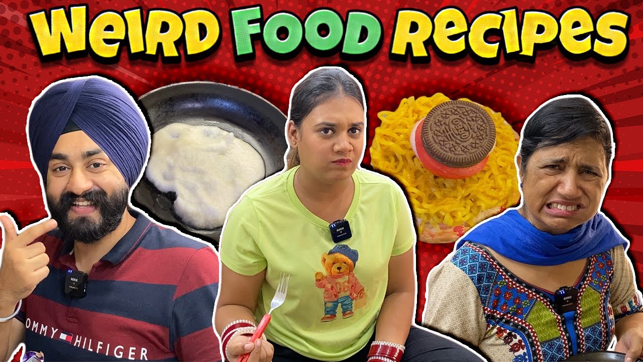 Trying Weird Food Recipes | SOS- Simar On Screen