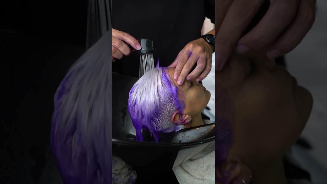 Matizado perfecto 😍😍☺️☺️ #colorimetria #viral #color #barber