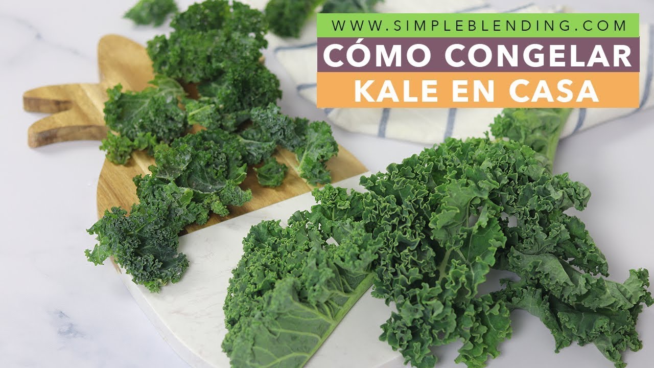 CÓMO CONGELAR KALE EN CASA | Congelación casera de col kale