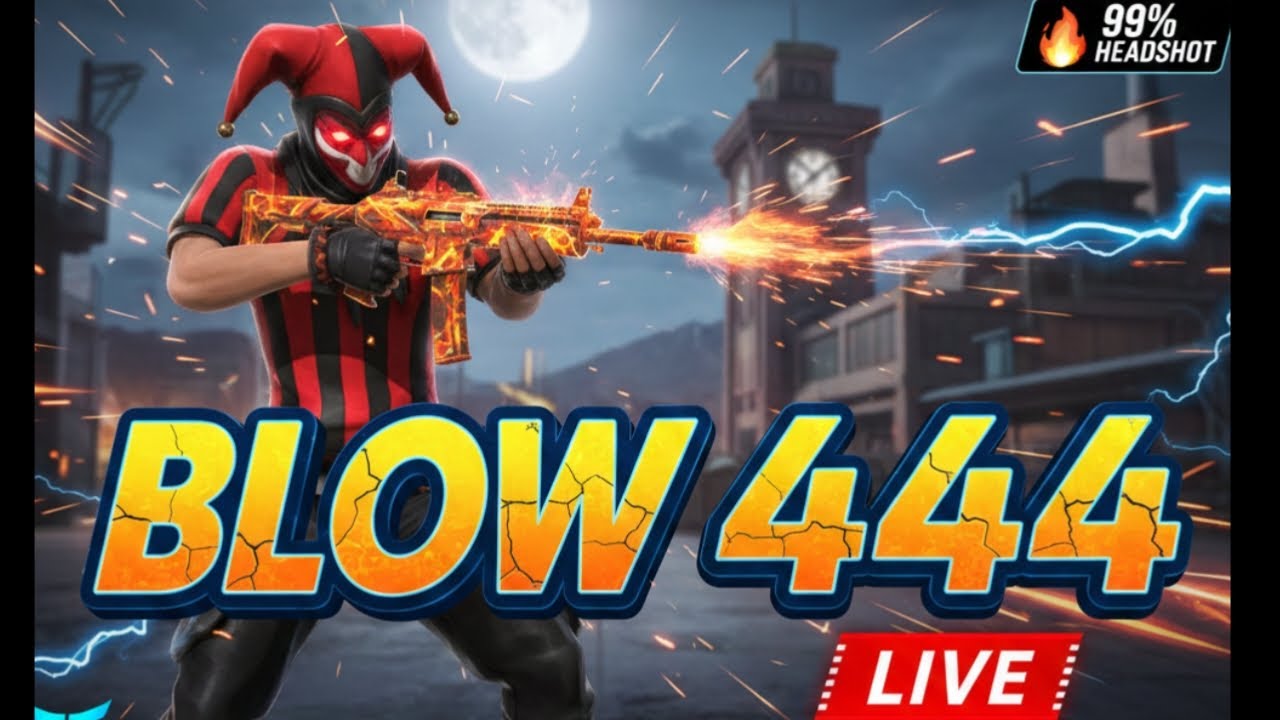Free fire Live streaming of BLOW444 FF #freefirelive
