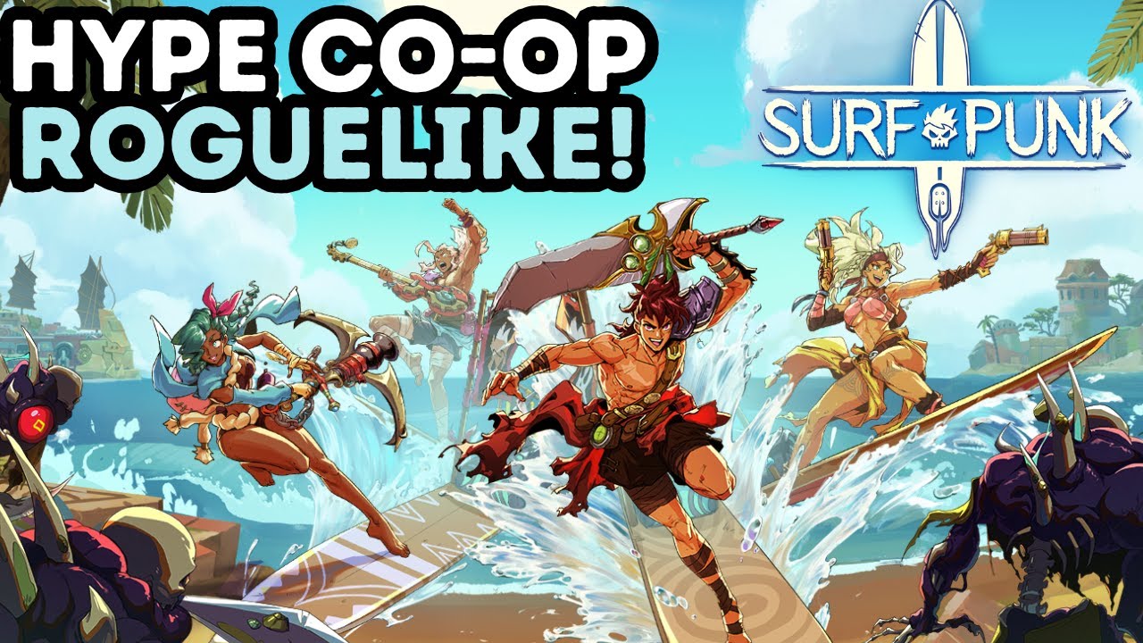 HYPE Upcoming Co-op Roguelike! Surf Punk!