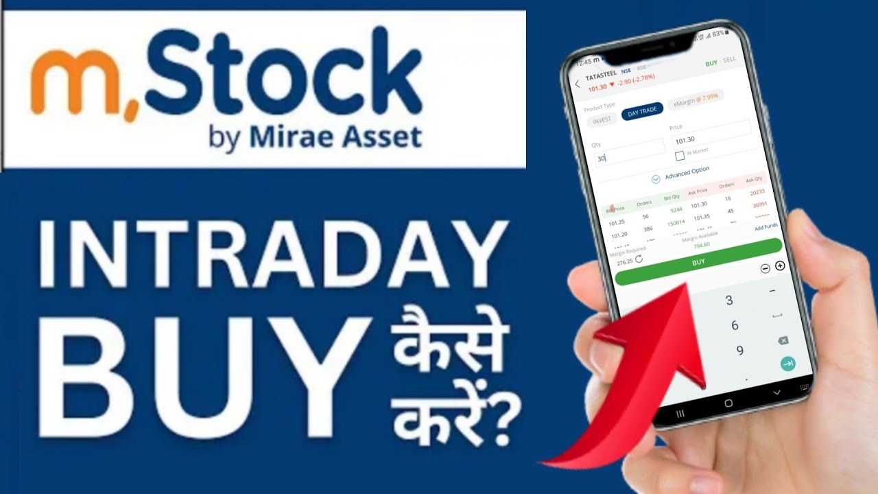 M stock main intraday trading kaise kare | How to Intraday Trading in m stock broking