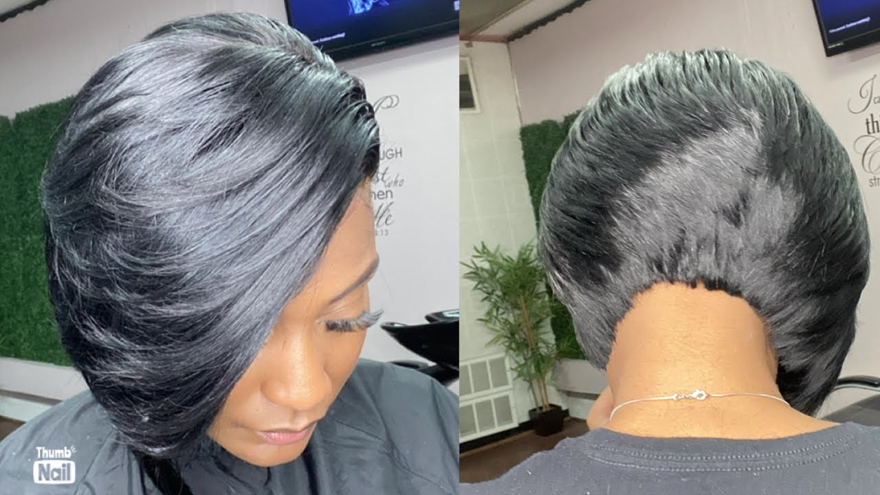 The PERFECT layered bob 😍✂️
