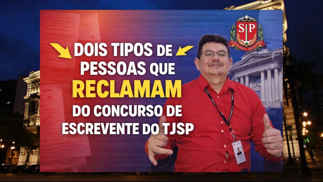 ESSES SÃO OS QUE RECLAMAM DO TJSP: UM MERECE RESPEITO. Escrevente Técnico Judiciário TJSP 2026/2027.