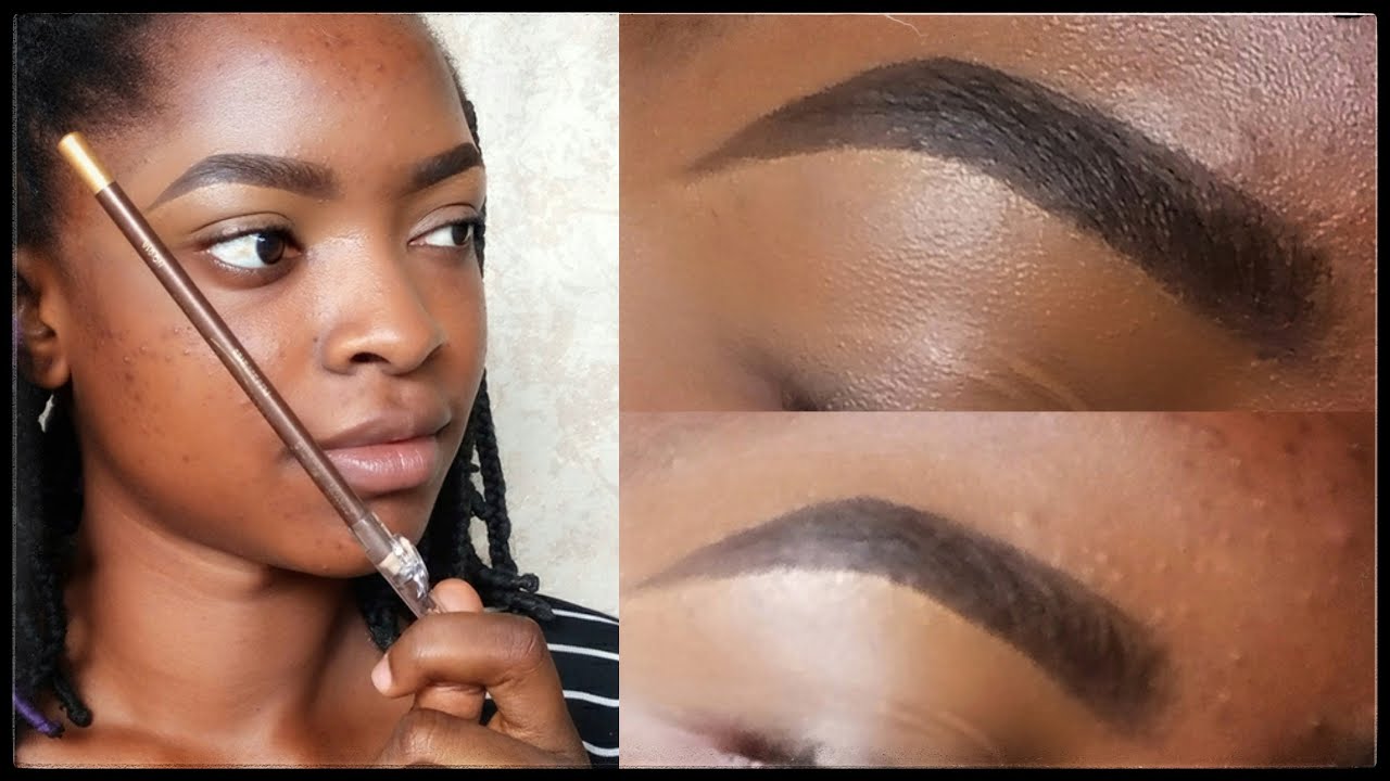 Eyebrow tutorial for beginners using pencil only|| UC Thonia
