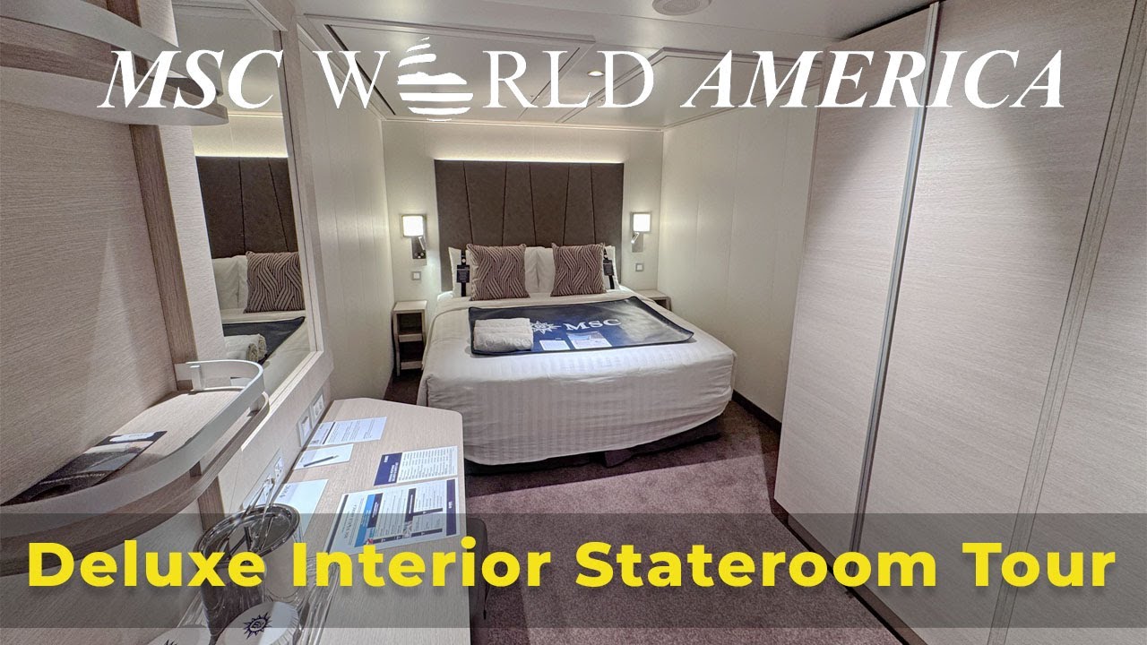 MSC World America: Deluxe Interior Stateroom Tour (Is It Worth It?)