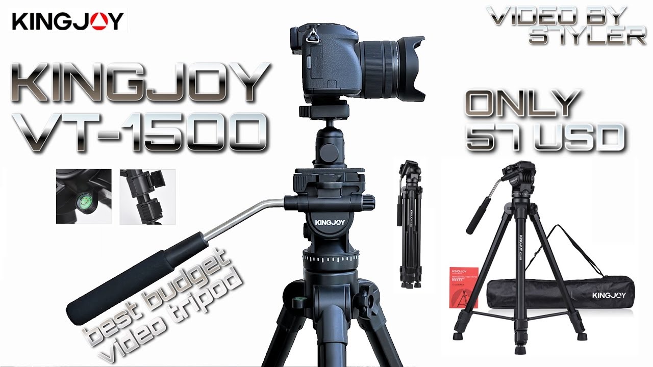 Best Budget Camera Video Tripod? | KINGJOY VT-1500 for AMAZING $57 📷