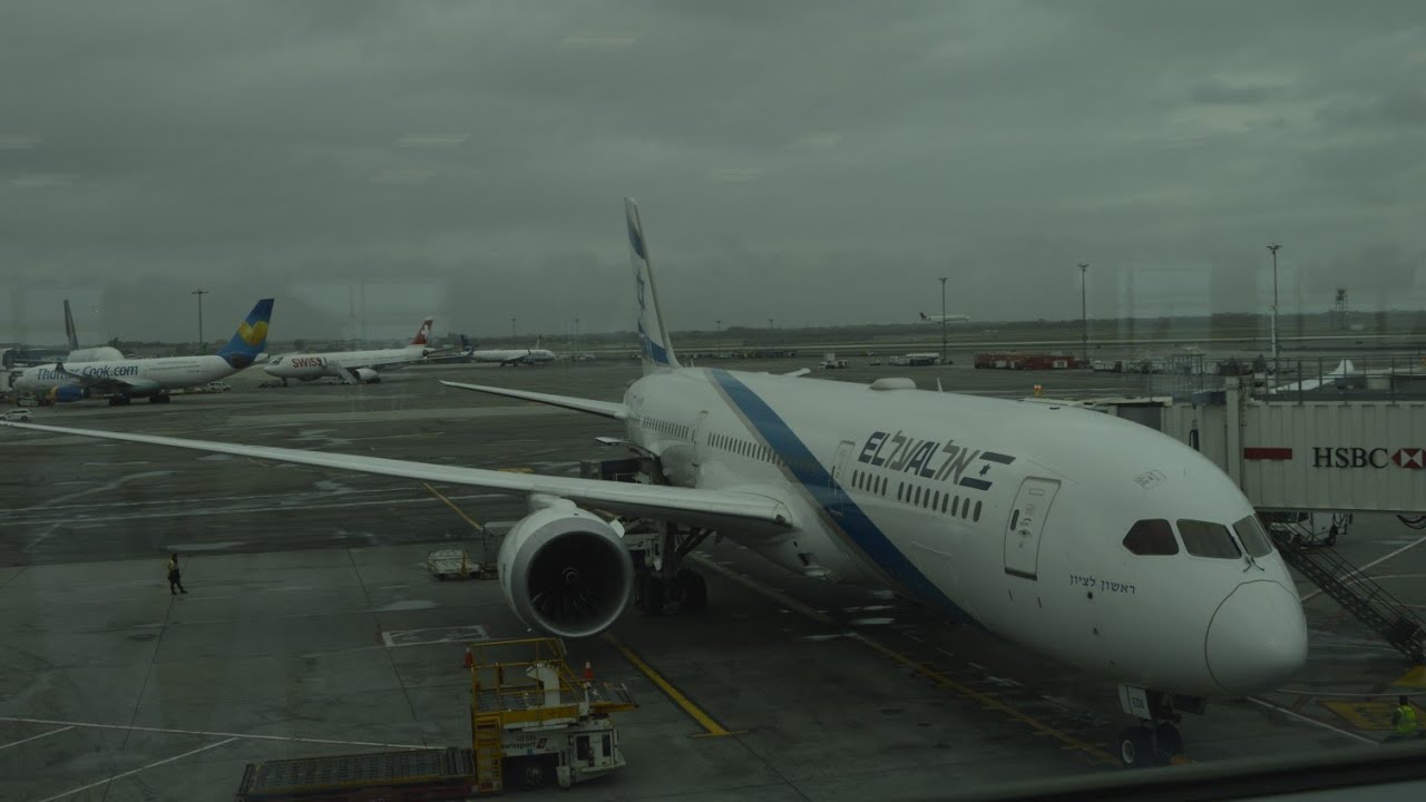 ELAL Boeing 787-9 LY002 full flight from New York to Tel Aviv