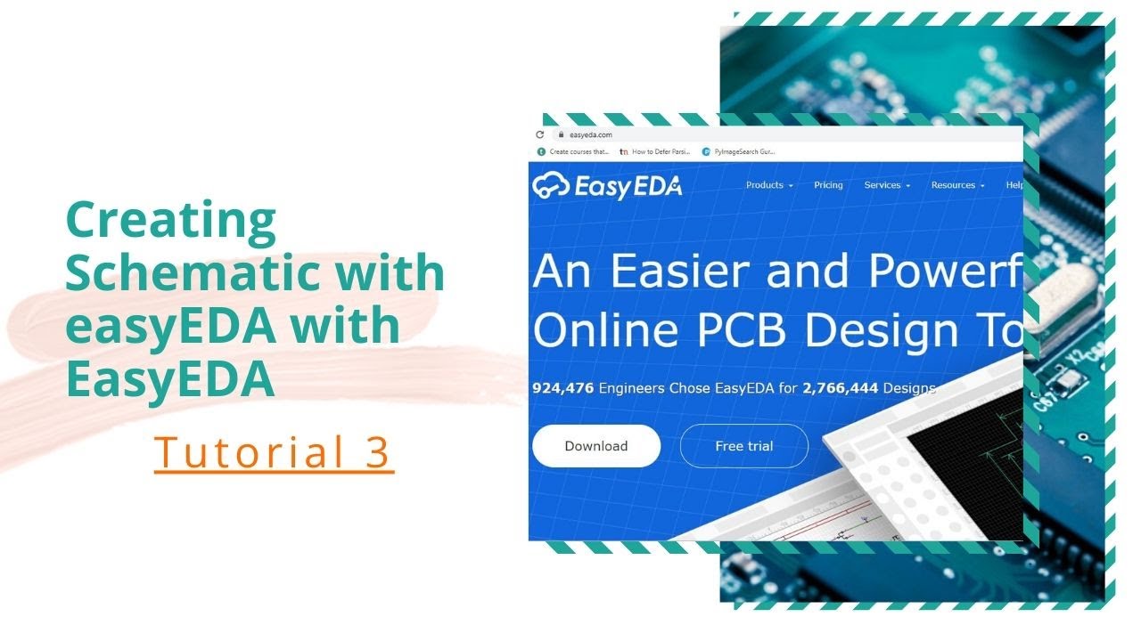 How To Create Schematic with easyEDA