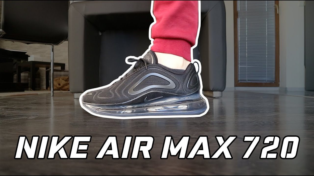 Nike Air Max 720 / Black / Black-Antiracite | Unboxing, Close Up Look & On Feet Review