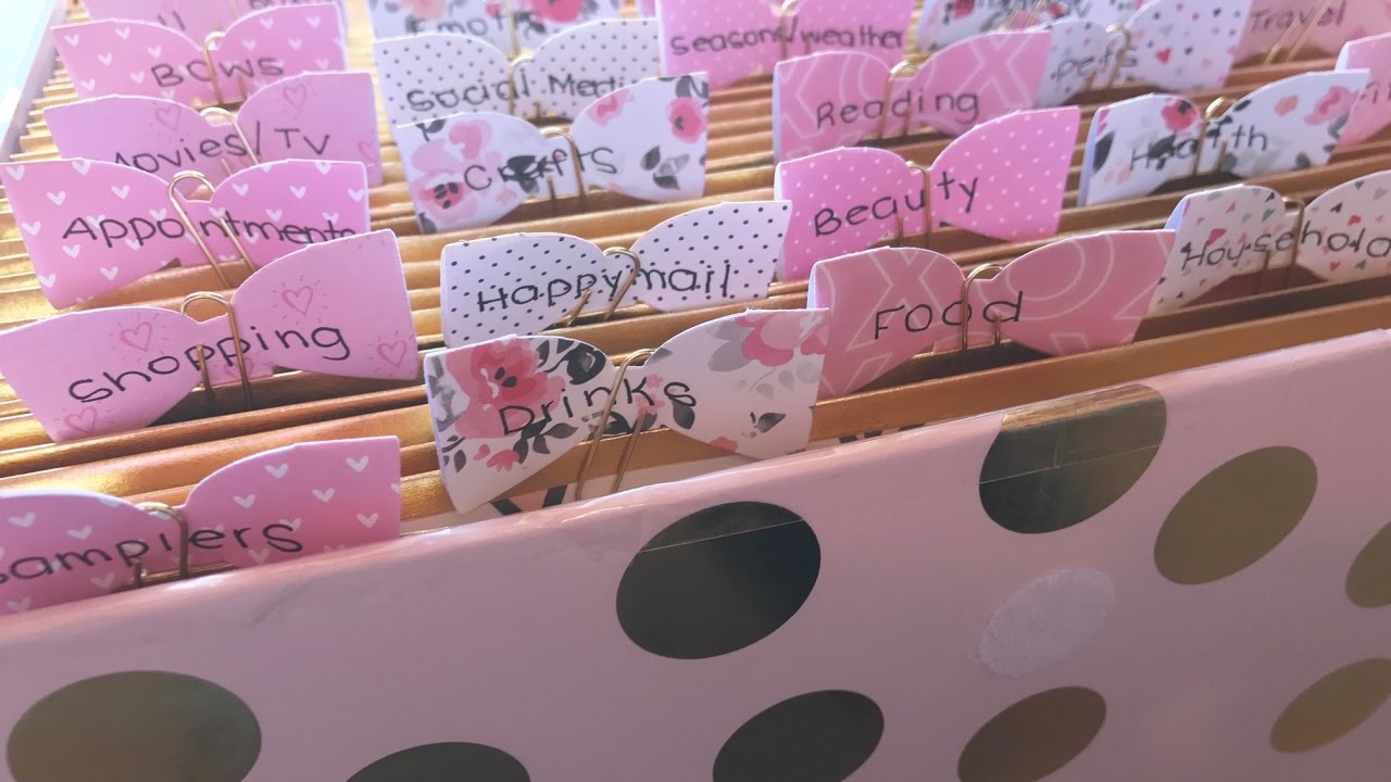 UPDATED DIY Sticker Storage File System Organization & Sticker Share
