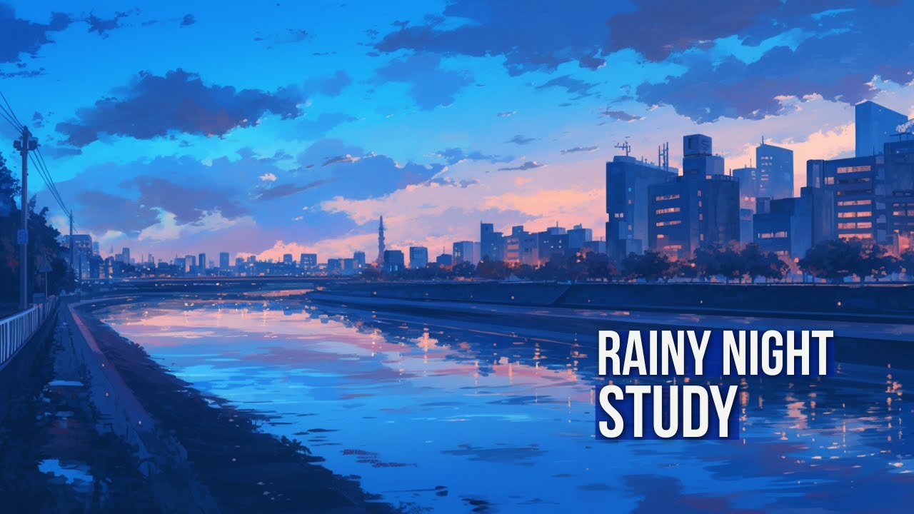 Rainy Late-Night Study Music (No Vocals) | 집중력 Deep Focus