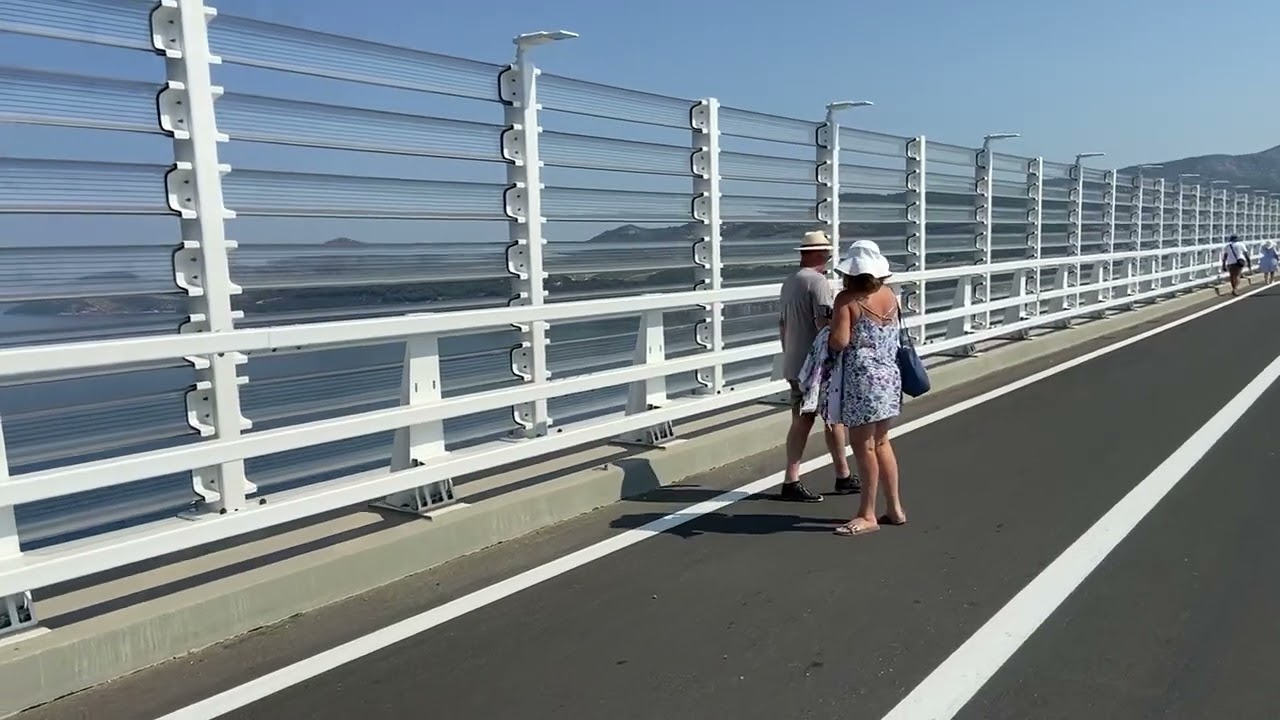 Pelješki most: Prošetali smo prije službenog otvorenja