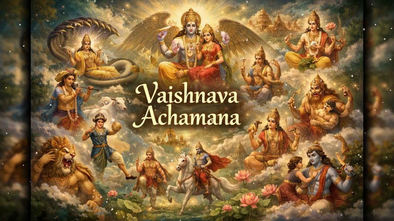 24 Names of Lord Vishnu (Vaishnava Achamana) | Celtic Edition