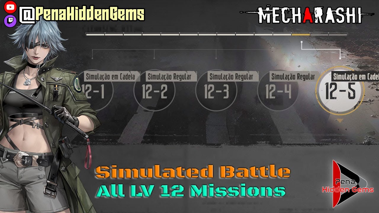Mecharashi: Simulated Battles 12-1 to 12-5 [Guide]
