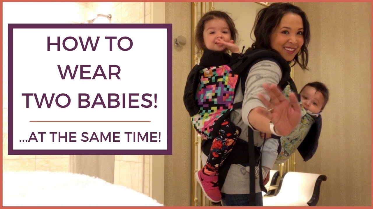 HOW TO TANDEM BABYWEAR! || TANDEM BABY CARRYING WITH TULA BABY CARRIERS || #MOMLIFE