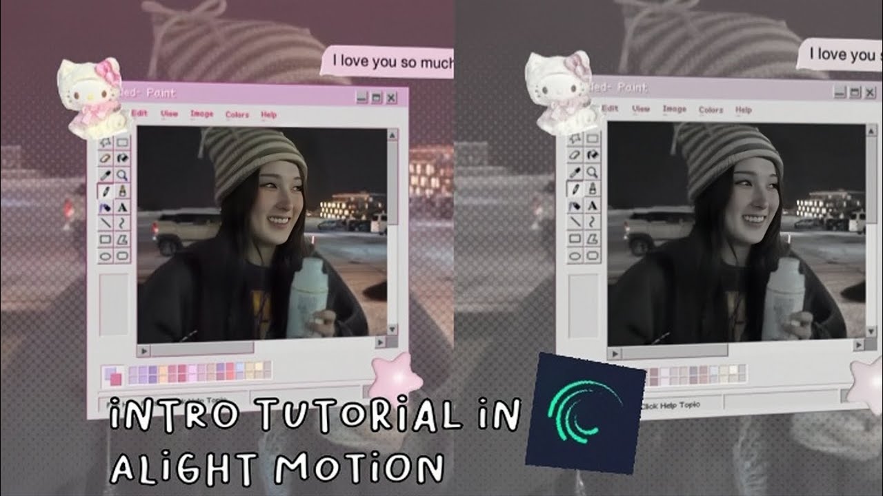 intro tutorial in Alight Motion  | .hoontkz