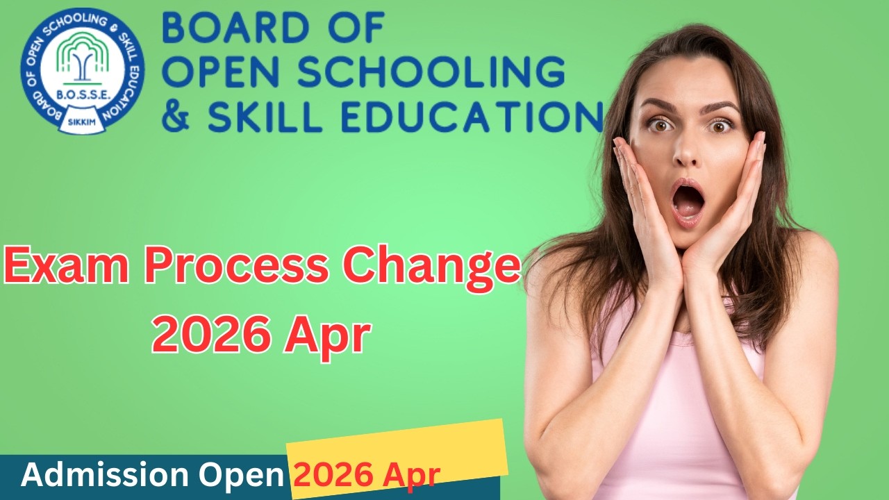BOSSE Sikkim Admission Process 2026 | Fees, Course & Certificate👍