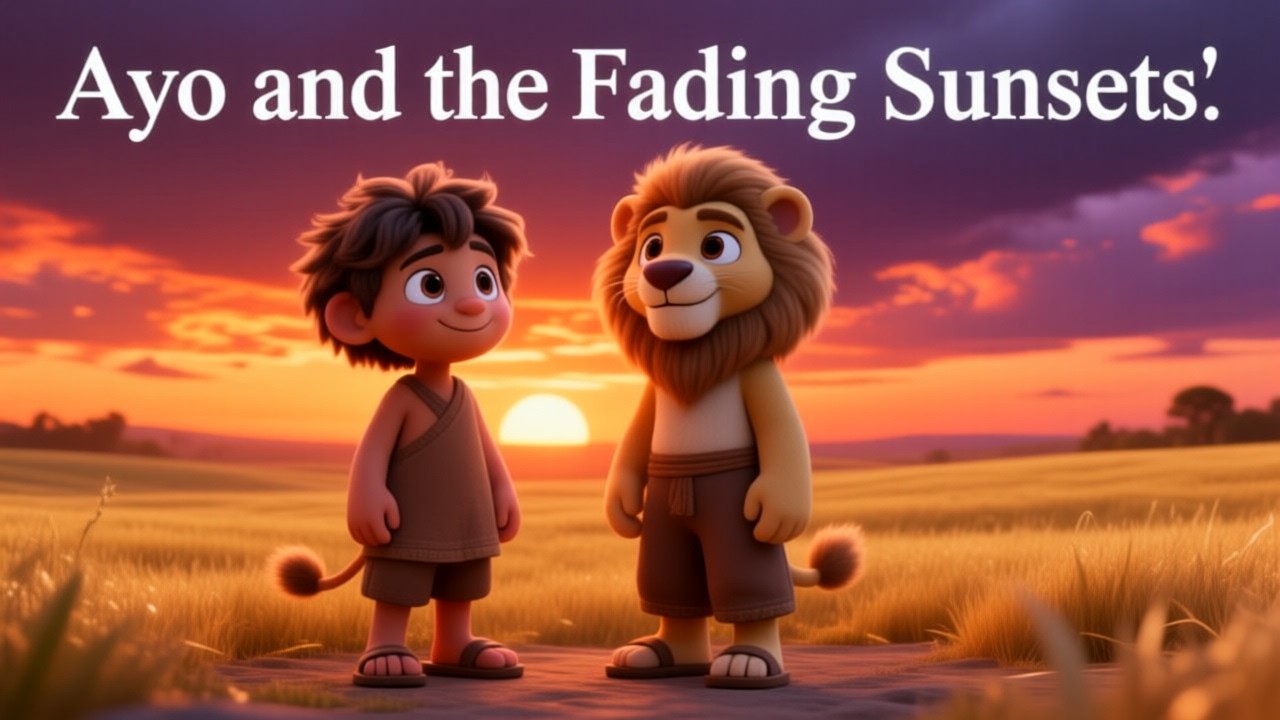 A Lion and the Fading Sunsets 🌙✨ | Cozy Nighttime Story for Children