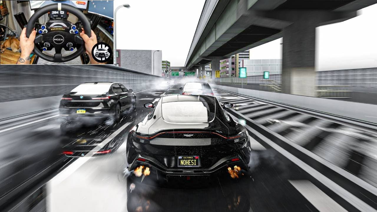 No Hesi NEW 1012HP Aston Martin Vantage V12 - Assetto Corsa | Moza R12