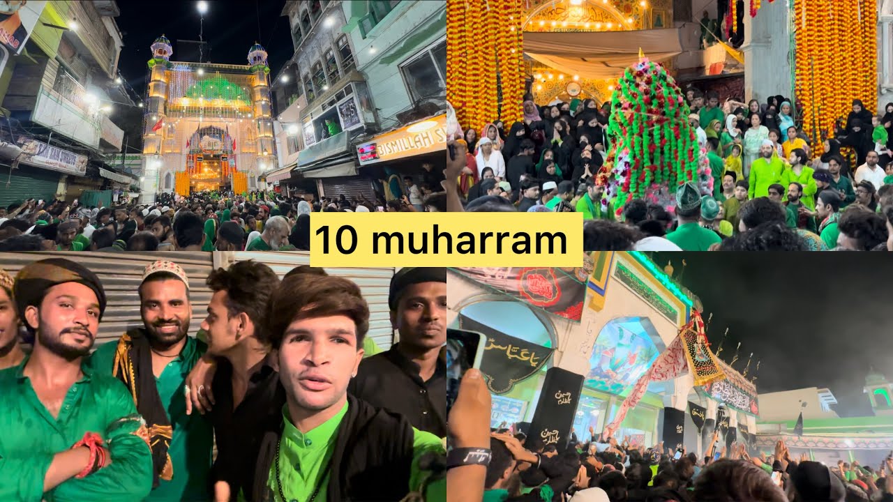 Ajmer sharif me 10 muharram ka mahol bade taziya ki sawari Taragarh dargah me muharram kese manate