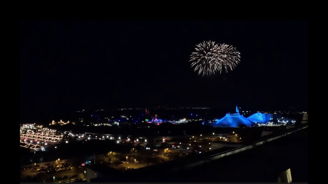 Happily Ever After from the Contemporary Resort's viewing deck at the California Grill