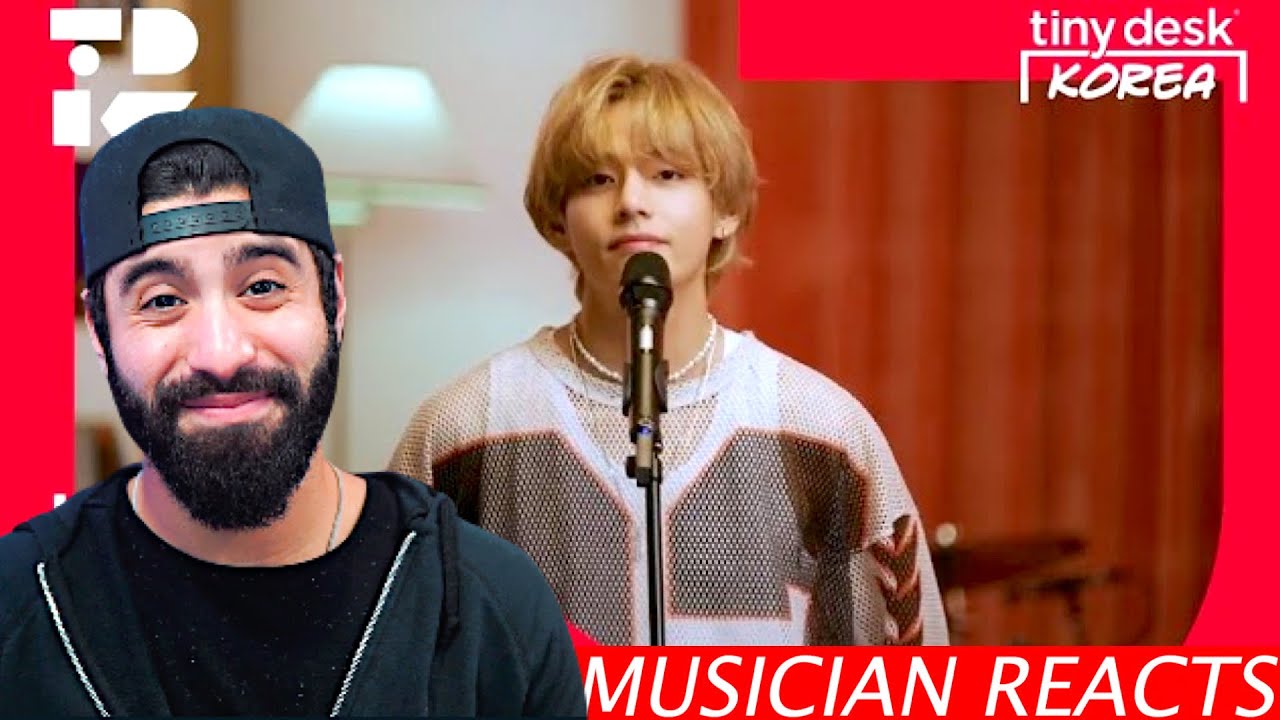 V of BTS: Tiny Desk Korea | Musician's Reaction