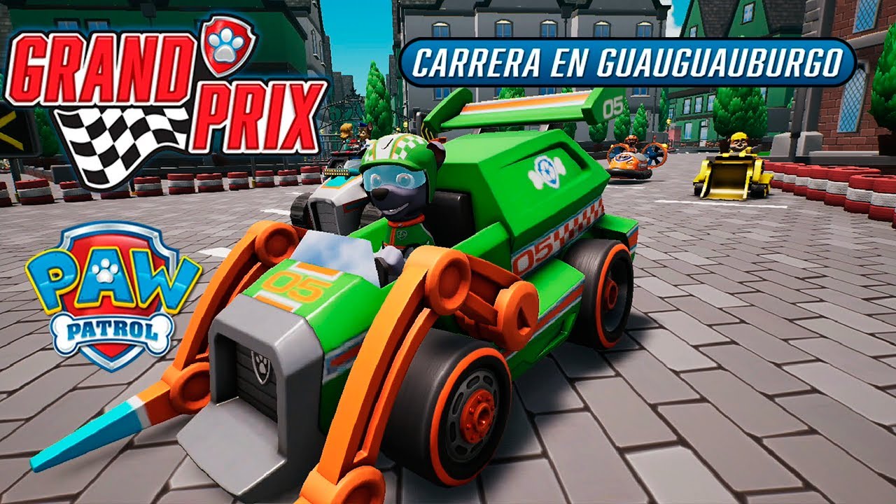 ROCKY - Vehículo y Circuito Nuevos - DLC Patrulla Canina: Grand Prix Gameplay - [Nintendo Switch]