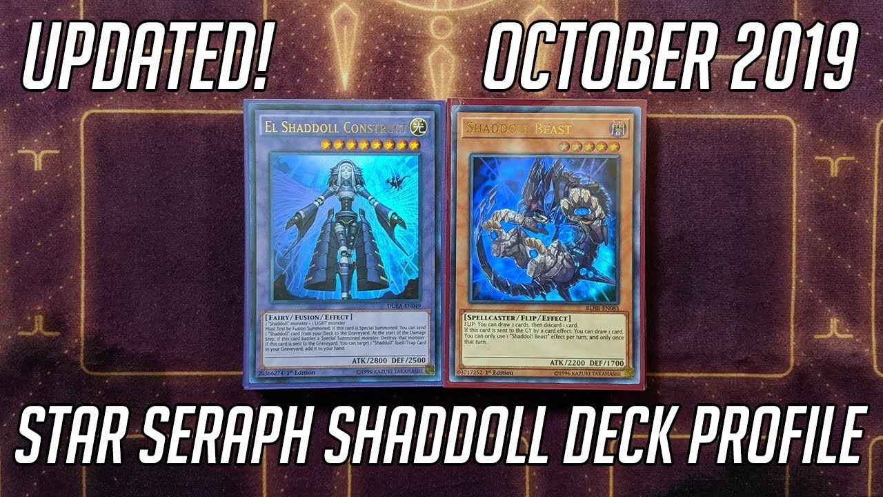 Yu-Gi-Oh! Star Seraph Shaddoll Deck Profile (October 2019)
