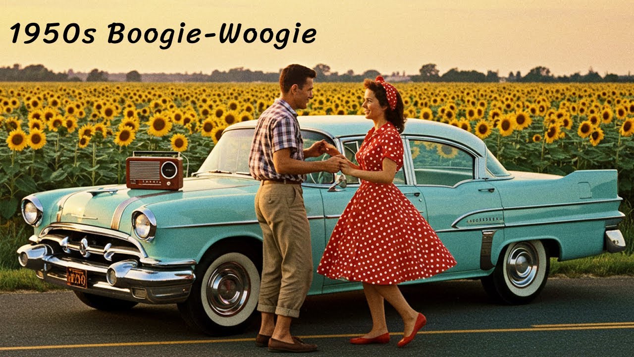 1950s Boogie-Woogie Piano & Harmonica Music for Retro Road Trips