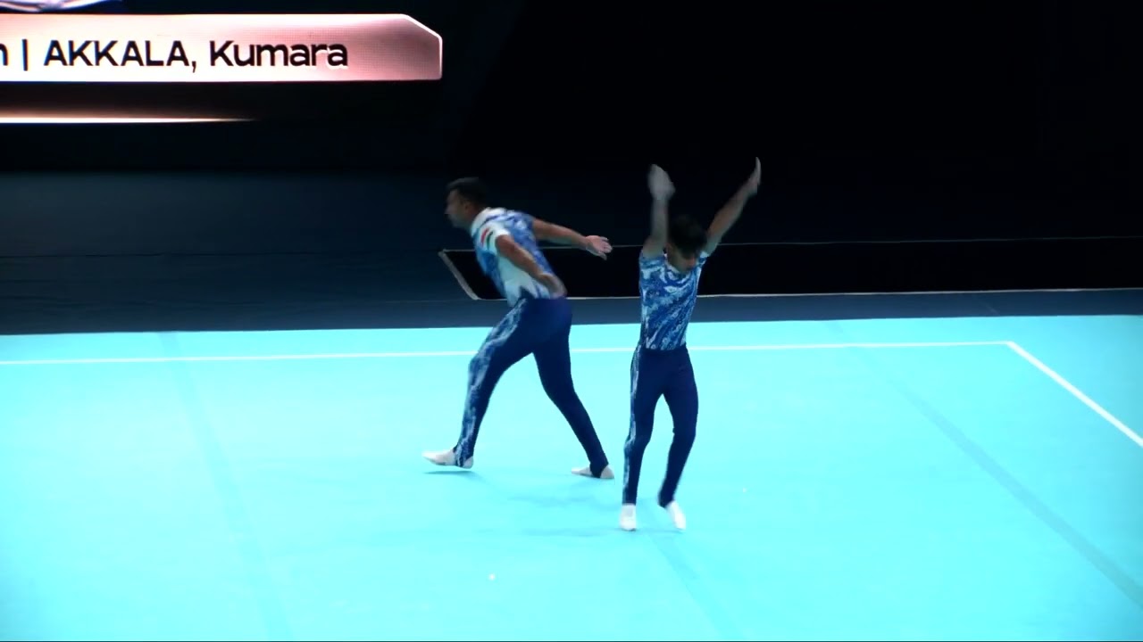 India (IND) - 2024 Acrobatic Worlds, Guimaraes (POR) Dynamic Qualification  Men's Pair