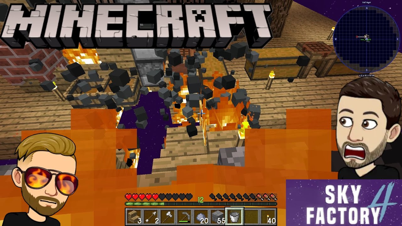 Minecraft: Sky Factory - Bone and Fire!!