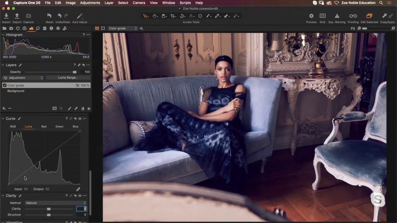Capture One 20 | Быстрый прямой эфир: Монтаж с Зои Нобл