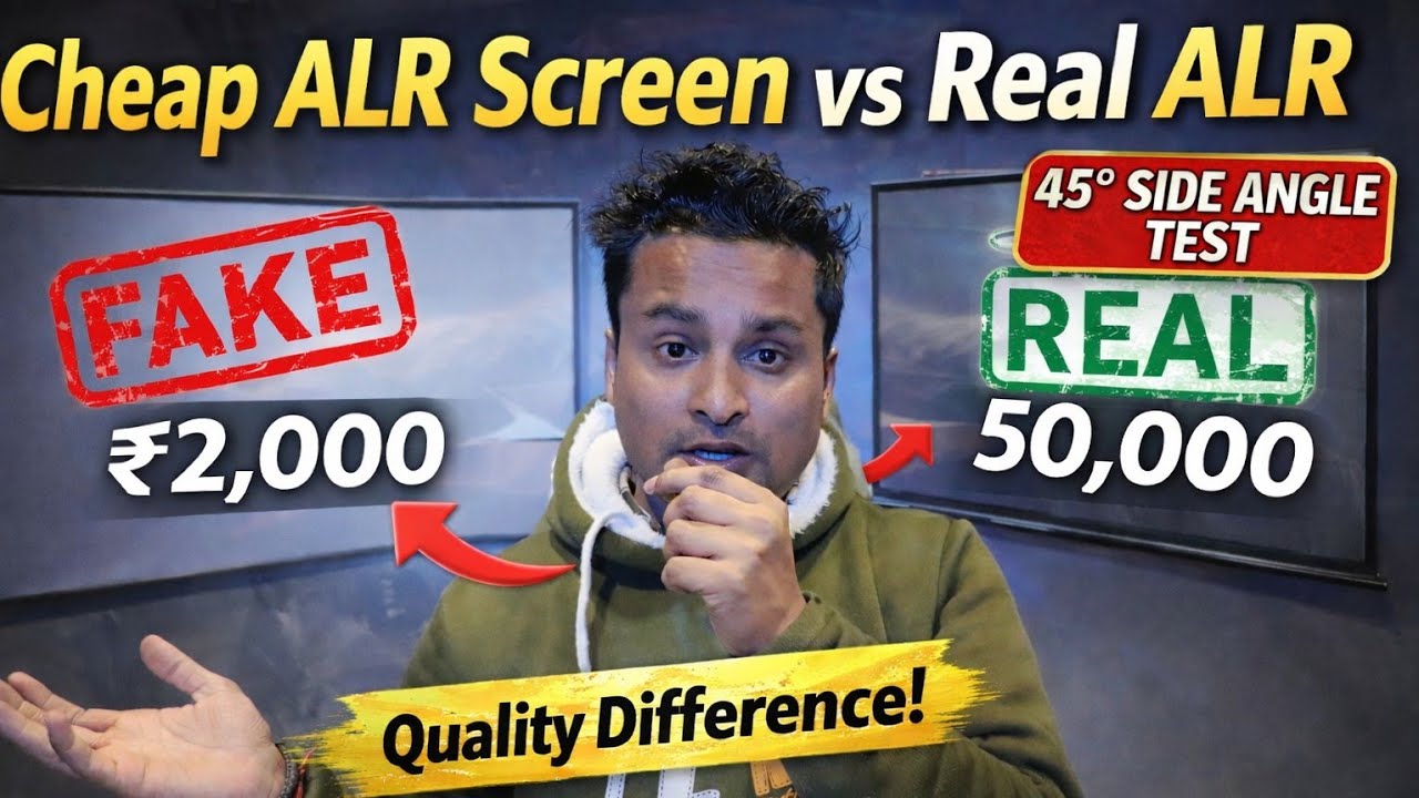 Cheap ALR Screen vs Original | Alr Vs White | Alr Vs Reflective | Difference Explained