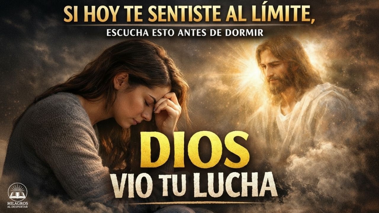 SI HOY TE SENTISTE AL LÍMITE, ESCUCHA ESTO ANTES DE DORMIR