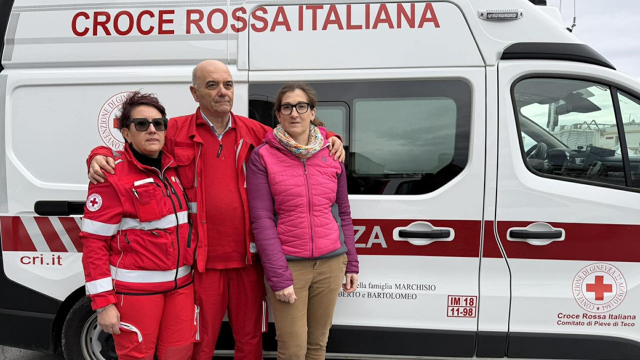 Maurizio Mitrano presidente Croce Rossa Comitato dí Pieve di Teco