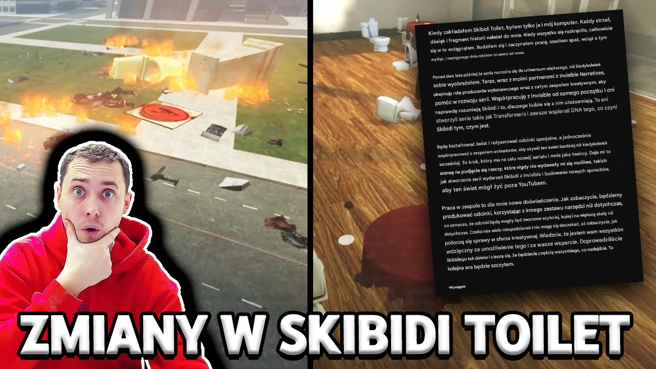 Boom mnie wysłuchał? Wielkie zmiany w Skibidi Toilet! Tajemniczy live...
