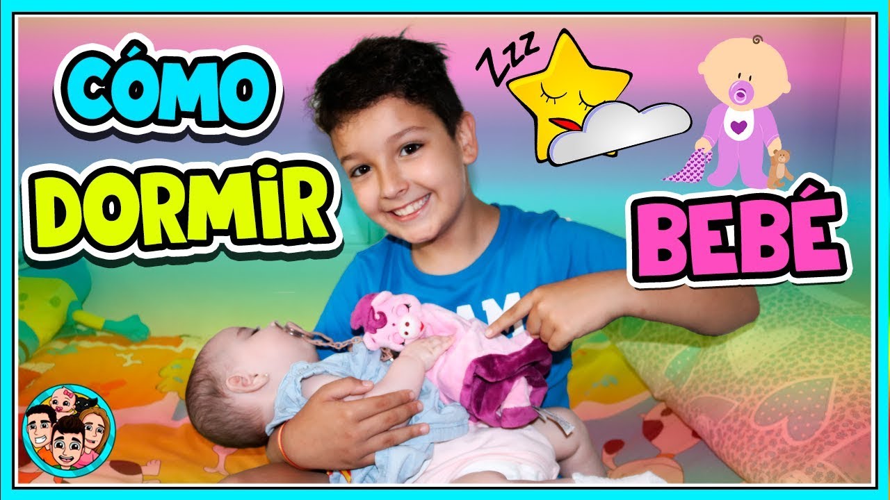 COMO DORMIR a MÍA 👶 HERMANITA BEBÉ 👶 Trucos de NeNo para Dormir Bebés en Familia 😂 NeNo Family