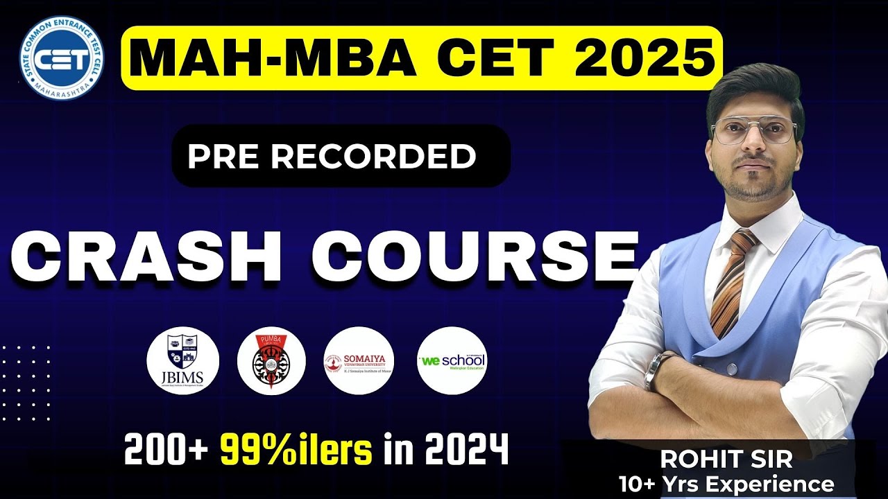MAH MBA CET 2025 CRASH COURSE |  Best MAH MBA CET Course | By Aptitude Matters