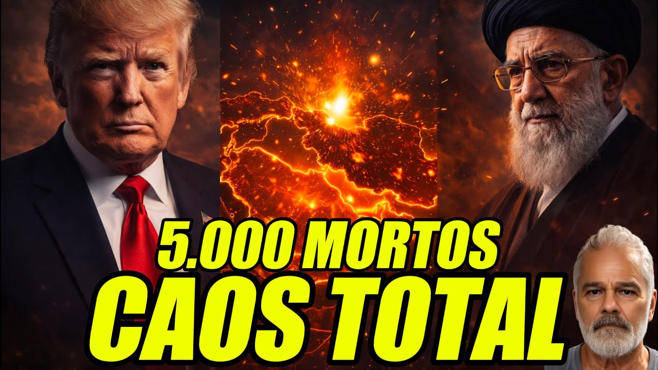 IRÃ EM CHAMAS: 5 MIL MORTOS e a Ameaça de GUERRA TOTAL contra os EUA