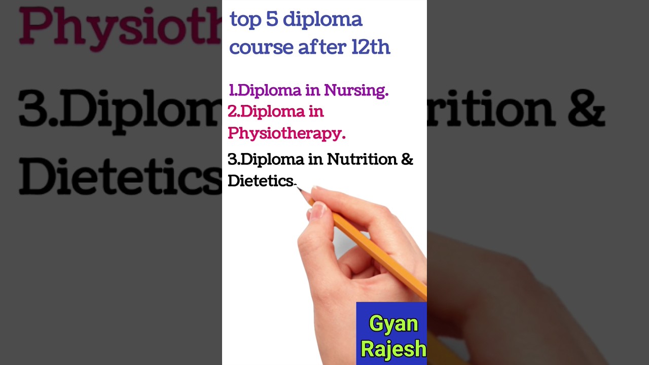 top 5 diploma course after 12th#education #diploma #diplomacourses #shorts