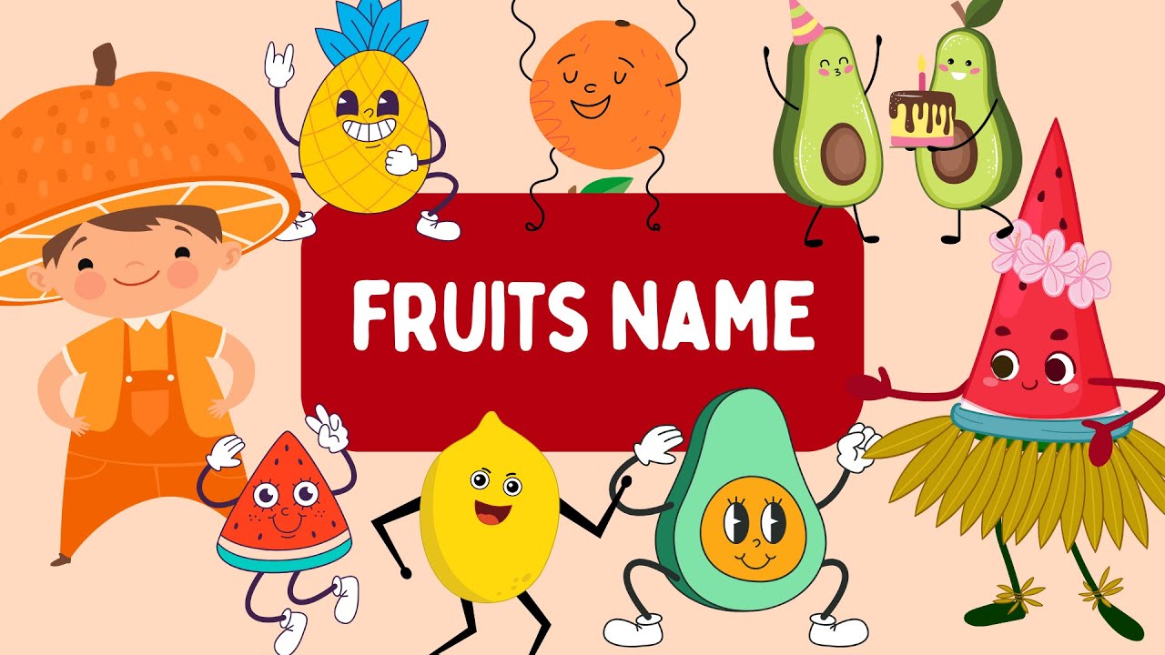 Fruits Name | Learn Fruits Name with spelling in English | Name of Fruits