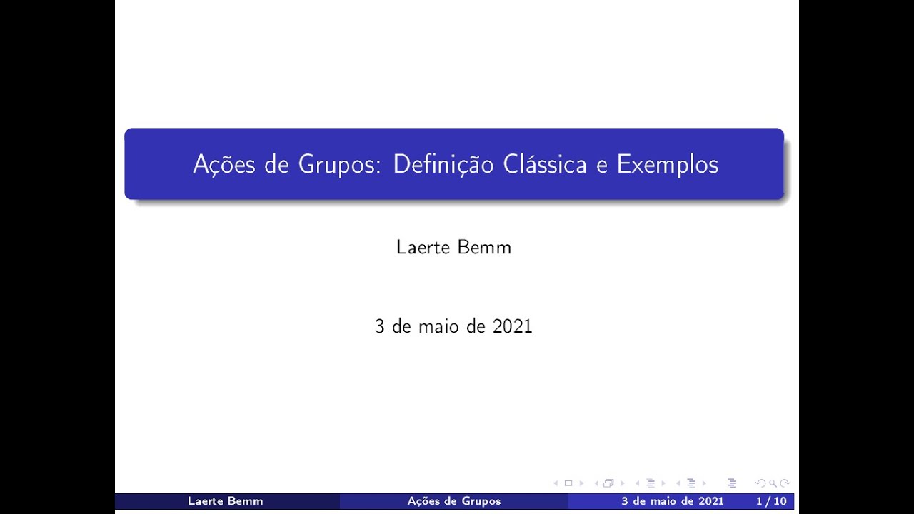 Ações de Grupos: Definição e Exemplos