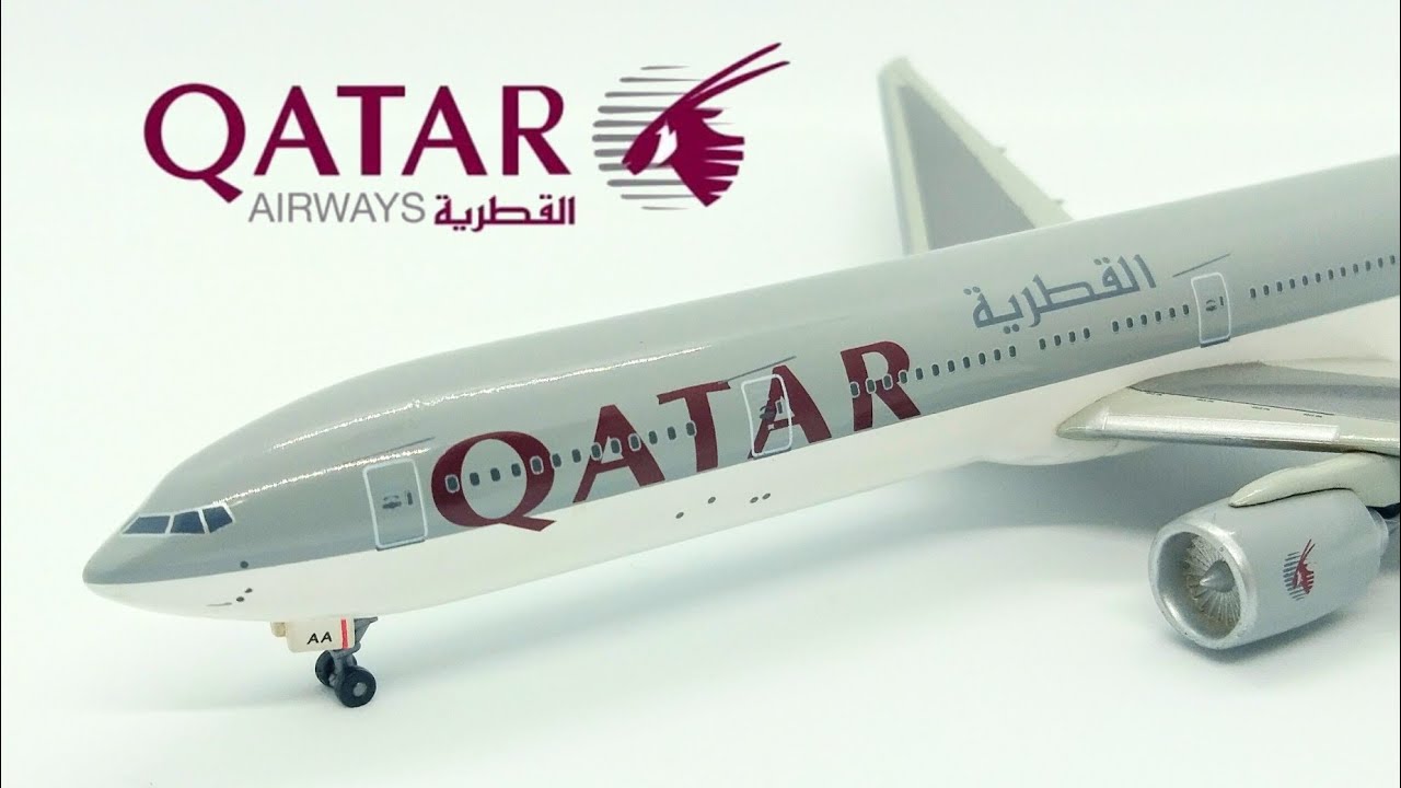 Dragon Wings Qatar Airways B777-300ER 1:400 A7-BAA |Unboxing review|