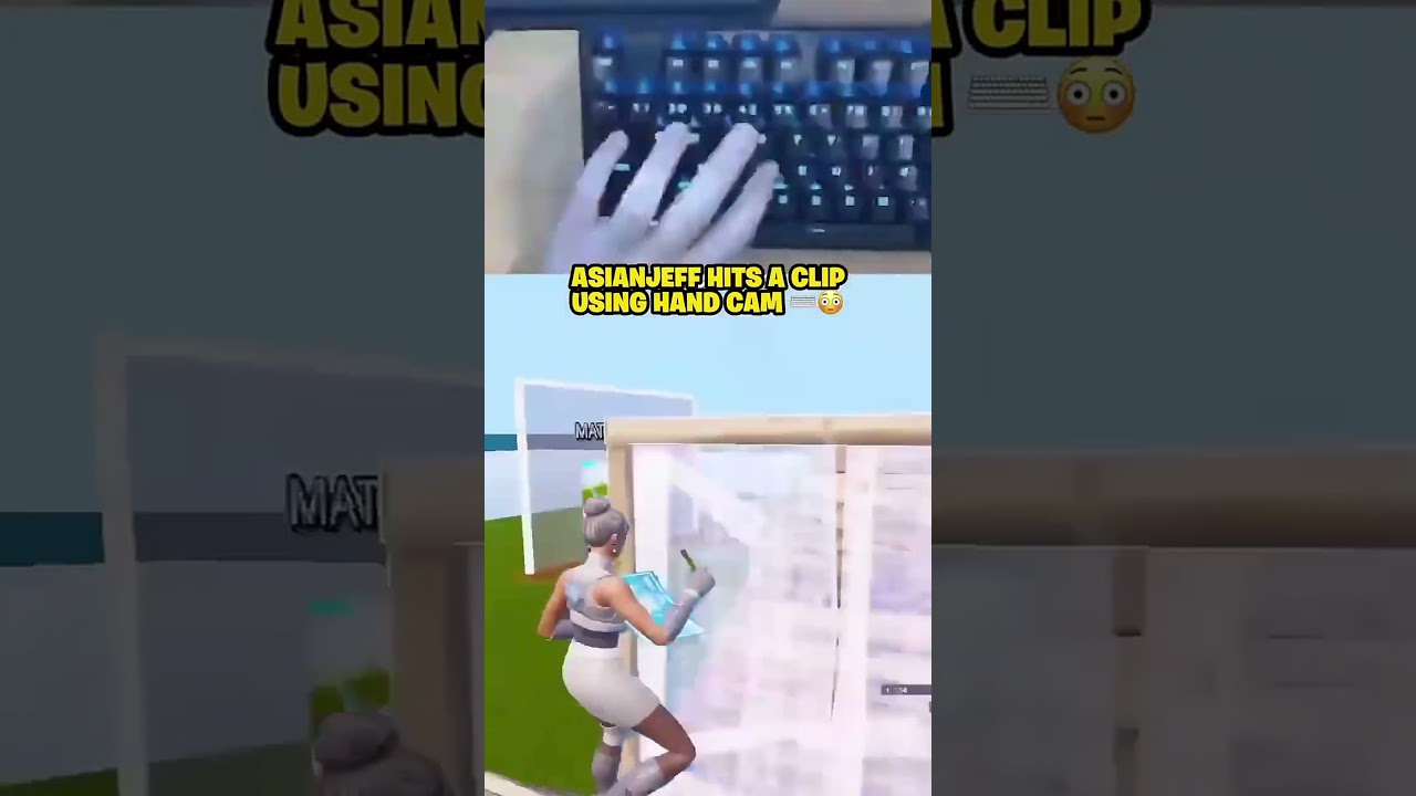 Asianjeff hits a clip using hand cam