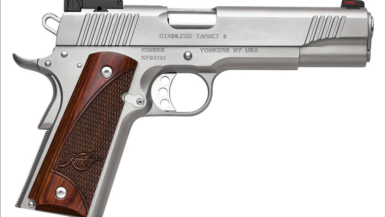 KIMBER .45 1911 STAINLESS TARGET 2:  THE BEST PISTOL EVER!!!