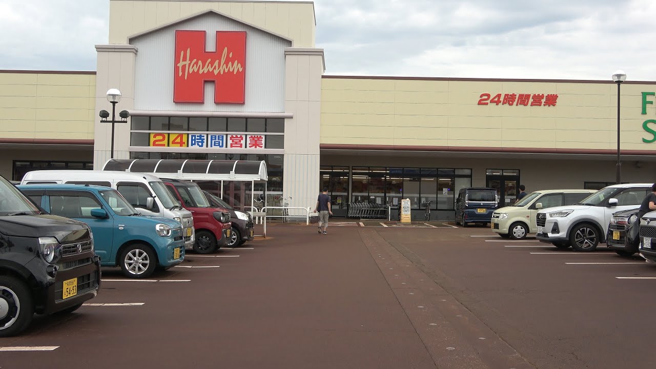 4K 新潟県長岡市 スーパー 原信 宮内店 ⇒ シビックコア店 ⇒ 今朝白店 ⇒ 新保店 2025-09-13