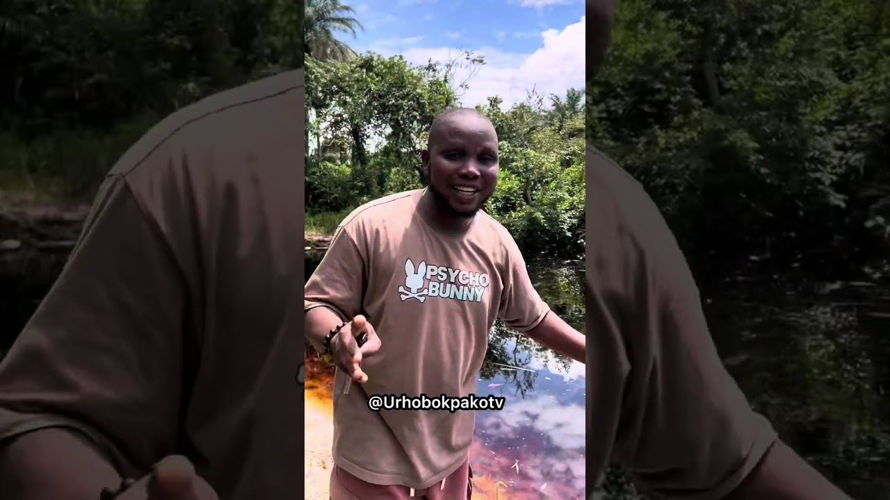 Umue black River in Orogun Delta State #fypシ゚viral #comedy #documentary #culture 