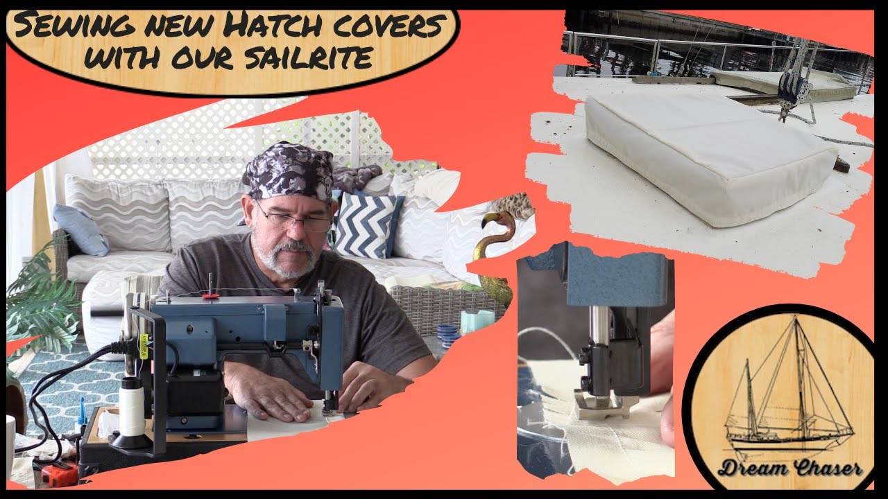 Sewing a Hatch Cover using our Sailrite